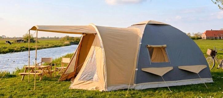 Zeer nette Karsten (tent) Comfort 350, Caravans en Kamperen, Tenten, tot en met 4, Zo goed als nieuw, Ophalen