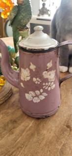 Roze emaille kan, Antiek en Kunst, Curiosa en Brocante, Ophalen of Verzenden