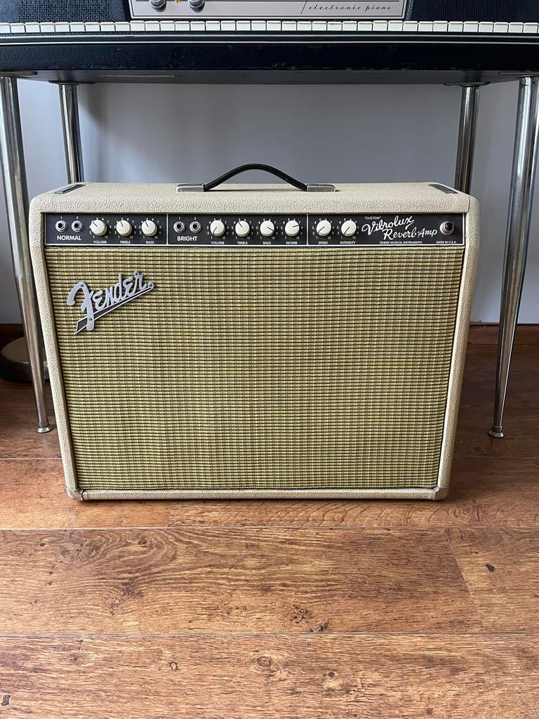 Fender “custom” Vibrolux Reverb-Amp, Ophalen, Gebruikt, Gitaar, Minder dan 50 watt
