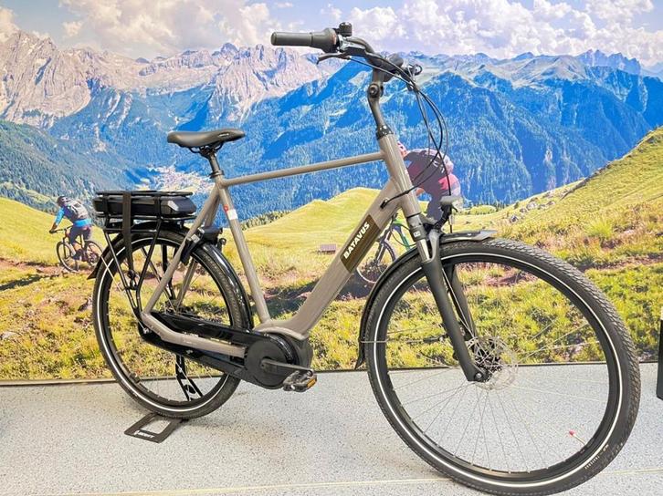 Batavus Altura E-Go Bes3 Heren Grijs glans 65cm 2025, Fietsen en Brommers, Elektrische fietsen, Gebruikt, Batavus, 59 cm of meer