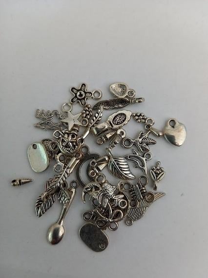 Partij bedeltjes zilverkleurig 01, Verzenden, Nieuw, Bedel