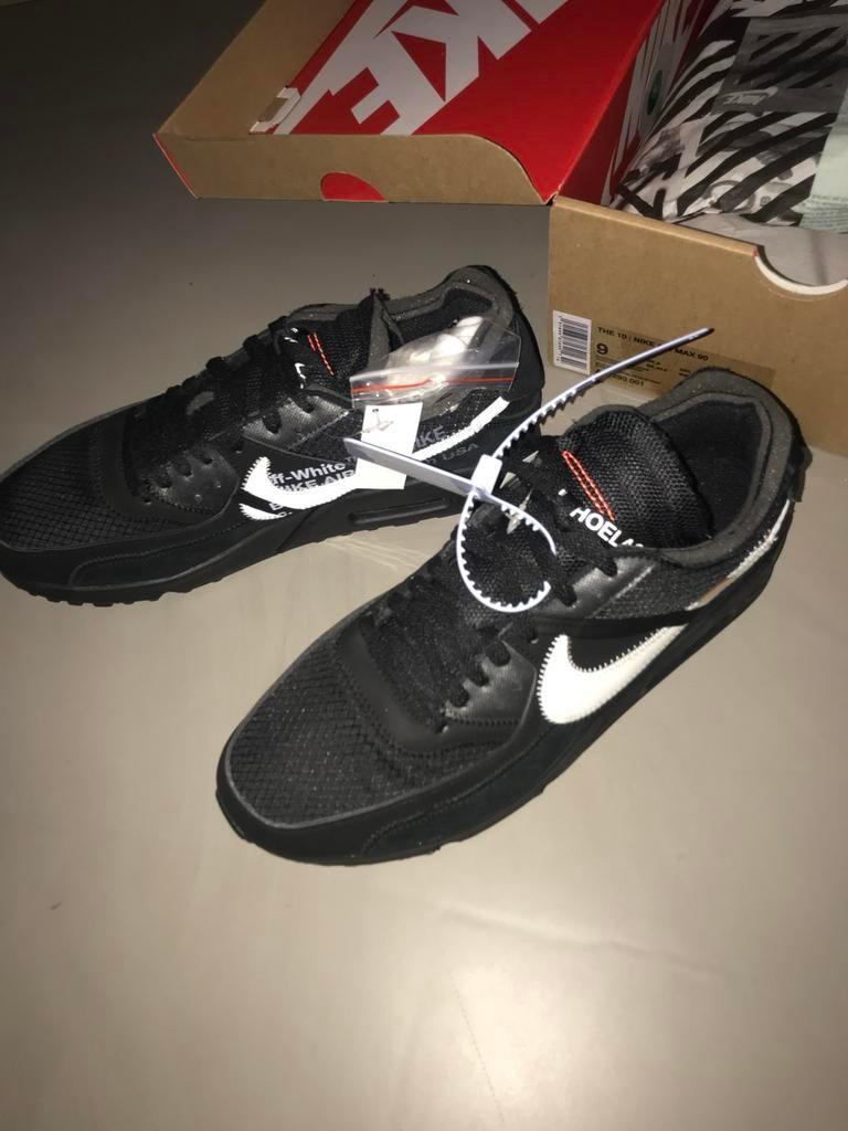 Nike Air Max 90 Off-White Zwart, Ophalen of Verzenden, Nieuw, Zwart, Sneakers of Gympen