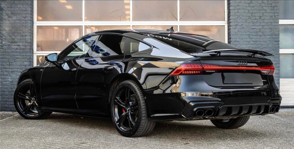 Audi A7 55 Tfsi e Quattro 367pk S Tronic, Auto's, Euro 6, Zwart, Vierwielaandrijving, Geïmporteerd