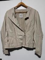 Stijlvol Beige Imitatie Leren Jasje - M&S Mode, Ophalen of Verzenden, Zo goed als nieuw, Maat 46/48 (XL) of groter, Beige