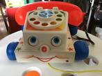 Fisher Price vintage telefoon, Ophalen of Verzenden, Gebruikt, Duw- of Trekspeelgoed, Met geluid