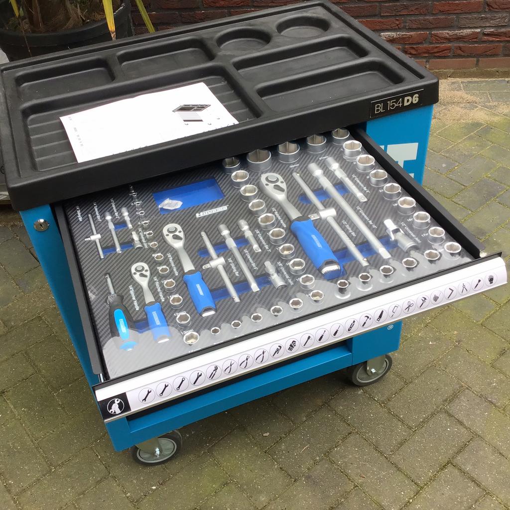 Gereedschap wagen, Ophalen, Gevuld, Nieuw