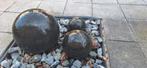 Waterornament met 3 waterbollen in verschillende groottes, Tuin en Terras, Ophalen, Gebruikt, Overige materialen, Waterornament