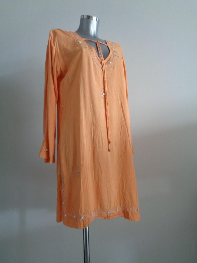 Hot Lava tuniek jurk met schelpen, maat XL, NIEUW, kaartjes, Nieuw, Ophalen of Verzenden, Knielengte, Maat 42/44 (L)