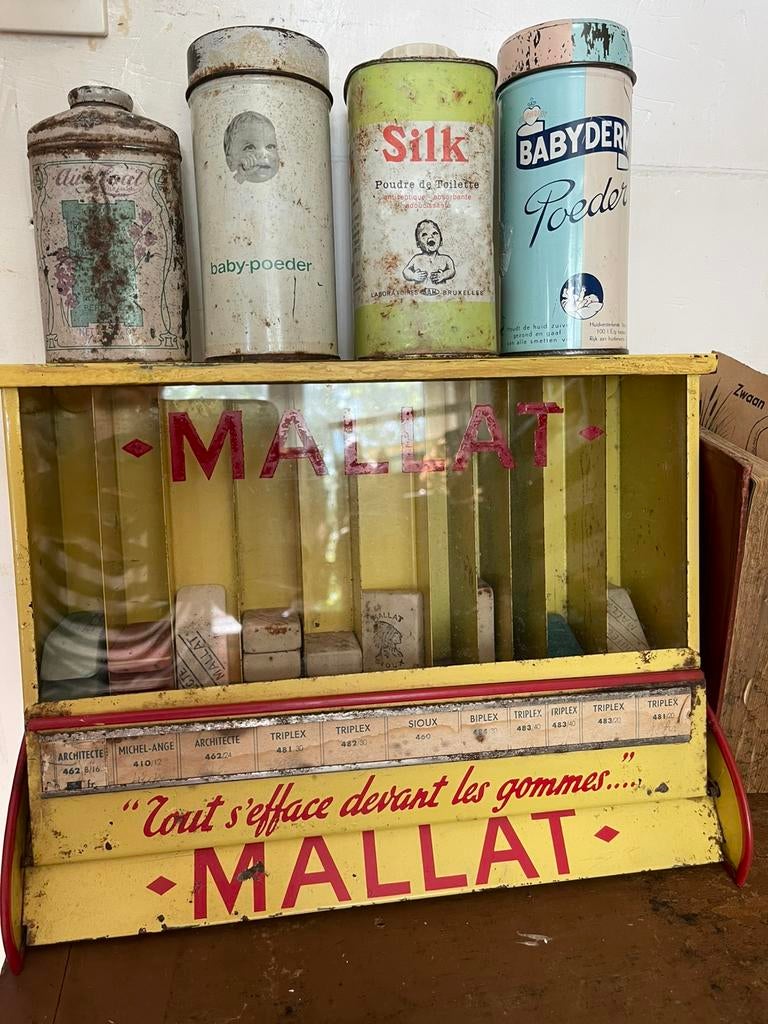 Uniek oud frans gummen display, Ophalen of Verzenden