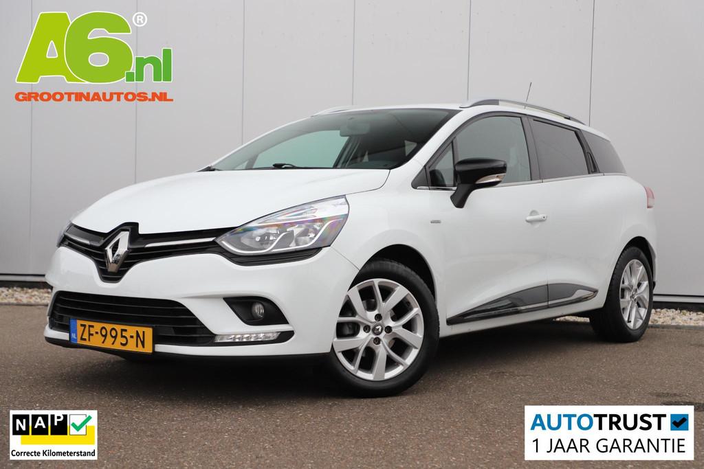 Renault Clio Estate 0.9 TCe Limited Navigatie Airco Cruise C, Voorwielaandrijving, 898 cc, Stof, Gebruikt
