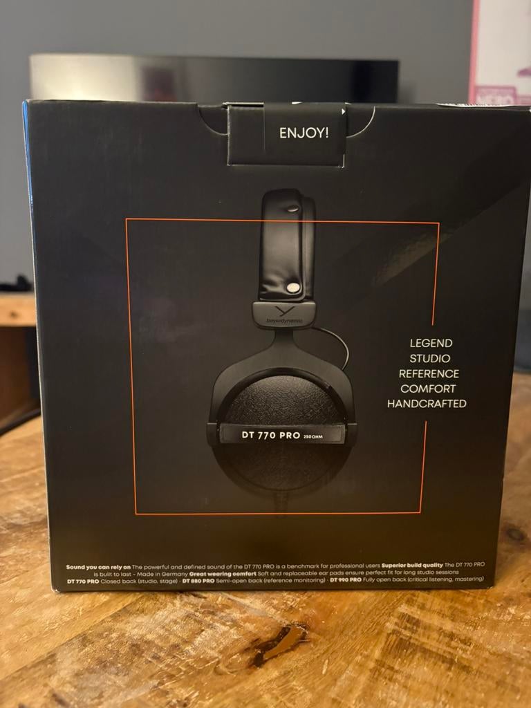 Beyerdynamic 4 DT 770 Pro – Nieuw in doos, Audio, Tv en Foto, Koptelefoons, Ophalen of Verzenden, Zo goed als nieuw, Overige merken