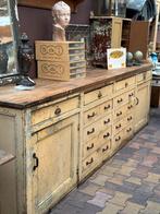 Robuust, werktafel, dressoir, lades, karaktervol, sleutels, Ophalen