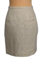 Mark linnen rokje, rok, kaki/zand, Mt. XS, Kleding | Dames, Rokken, Overige kleuren, Verzenden, Mark ., Zo goed als nieuw