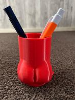 Rood 3D geprint pennenbakje, Diversen, Ophalen of Verzenden, Zo goed als nieuw