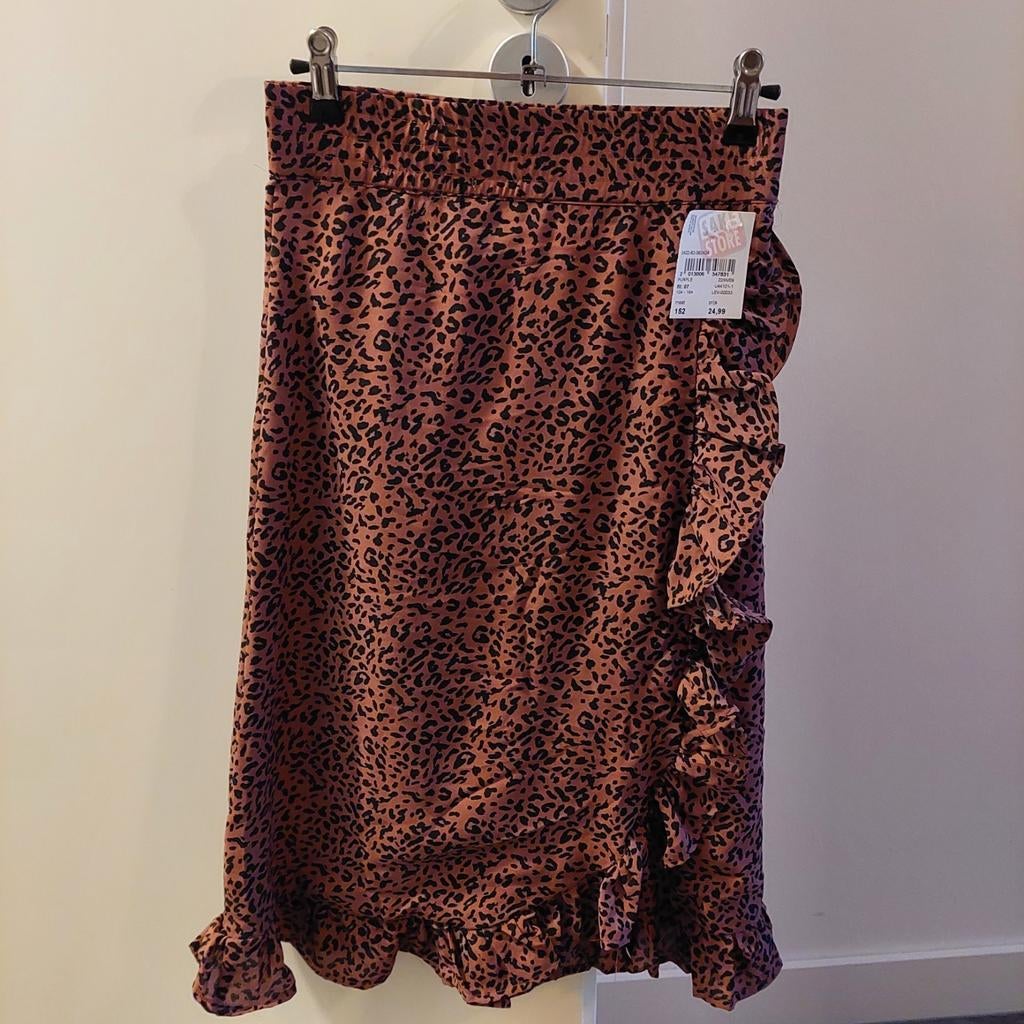 Lange rok tijgerprint - Maat 152 nieuw met kaartje, Kinderen en Baby's, Kinderkleding | Maat 152, Ophalen of Verzenden, Nieuw