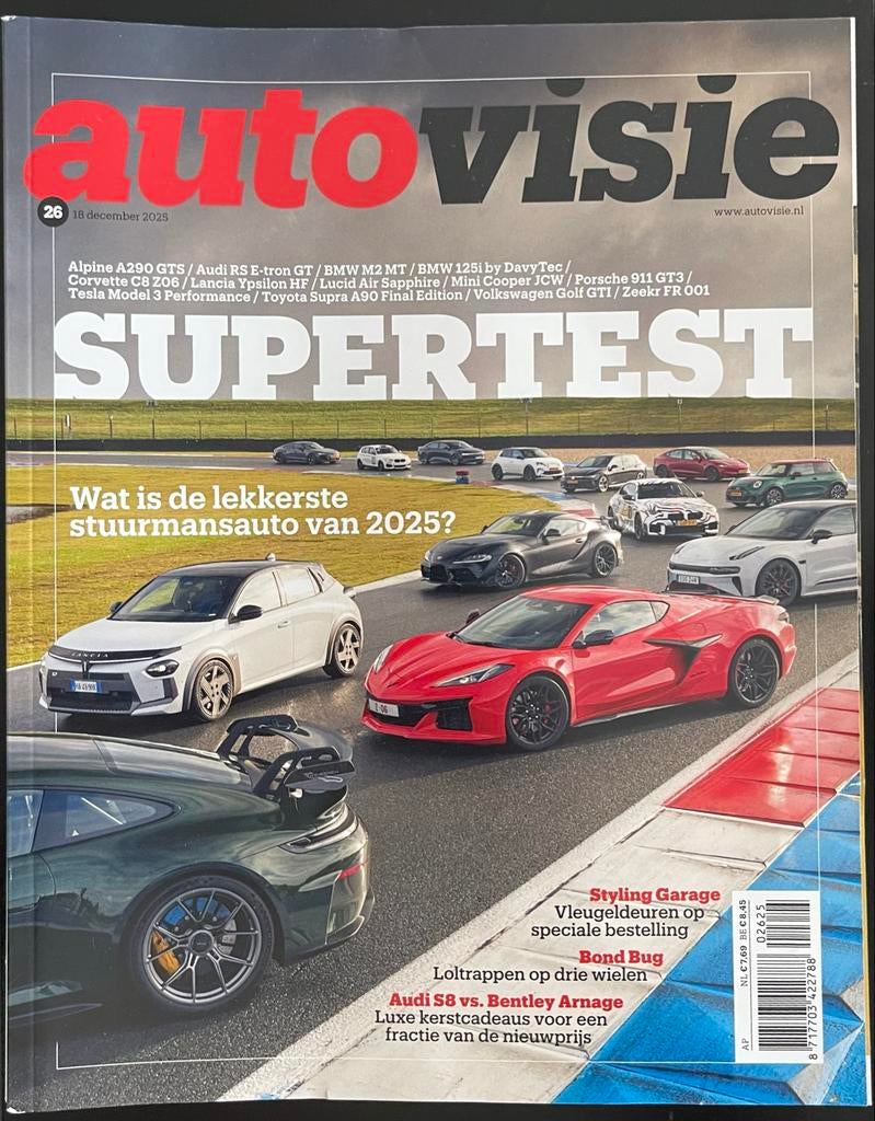 Autovisie Jaargang 2025 - Supertest Editie (Gratis), Ophalen, Gelezen, Algemeen