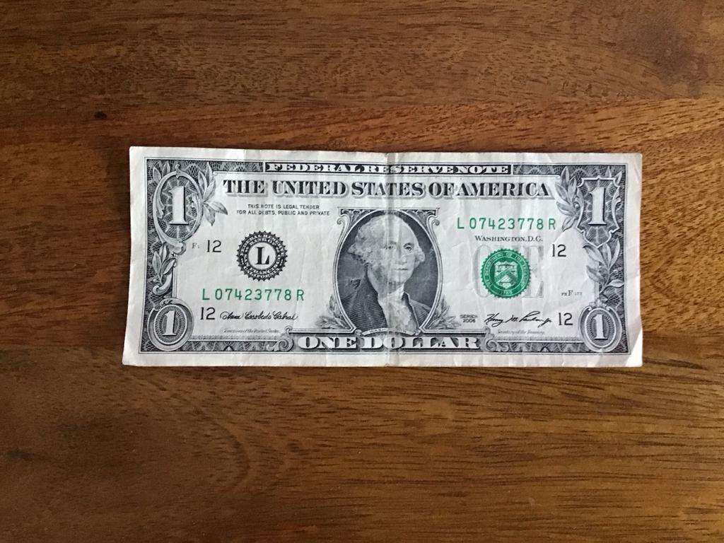Amerikaanse 1 Dollar Biljet - Federal Reserve Note, Postzegels en Munten, Bankbiljetten | Amerika, Ophalen of Verzenden, Noord-Amerika