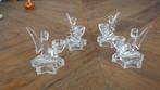 mooie glazen kandelaars versierd met engeltjes, Diversen, Ophalen of Verzenden
