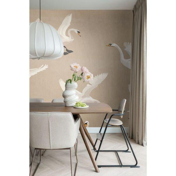 Esta {foto} behang Vogels/reigers/Zwanen, Verzenden, 75 m² of meer