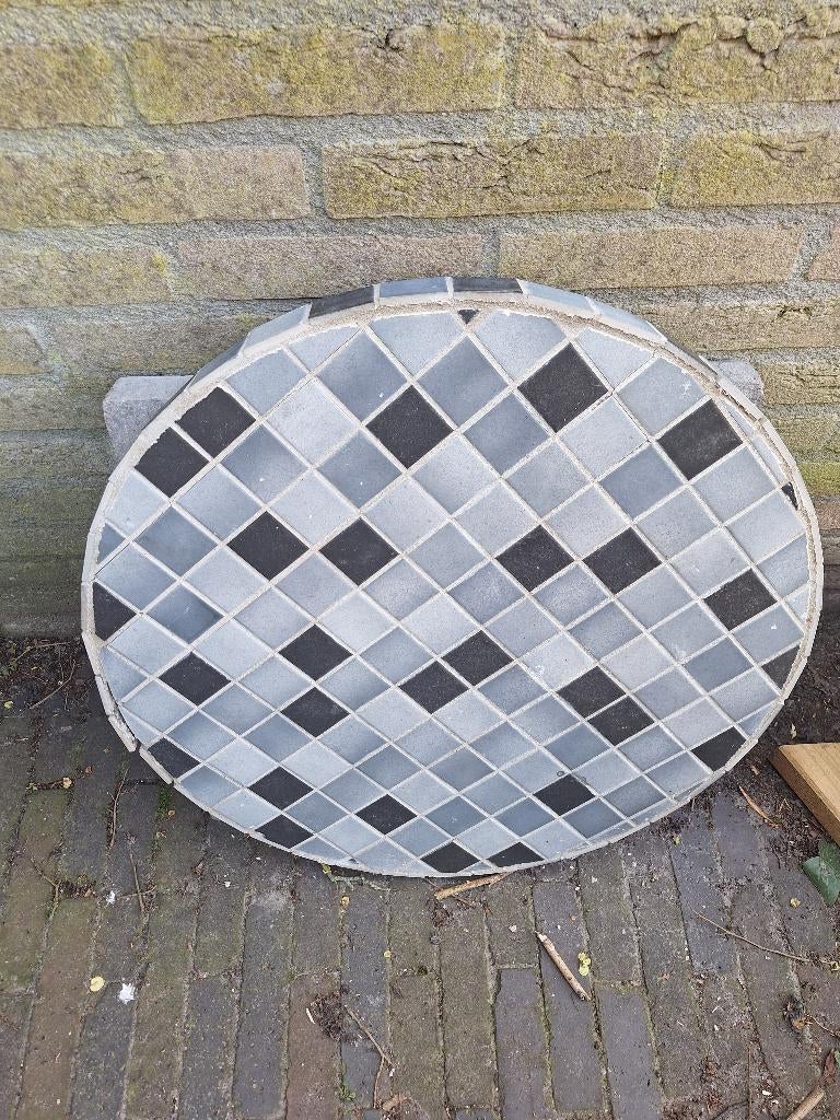 Tafelblad, Ophalen, Overige materialen, 50 tot 100 cm, Rond