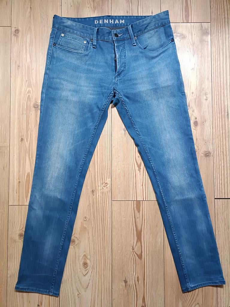 Denham Bolt maat 34-32, Kleding | Heren, Spijkerbroeken en Jeans, Ophalen of Verzenden, Zo goed als nieuw, Blauw, W33 - W34 (confectie 48/50)