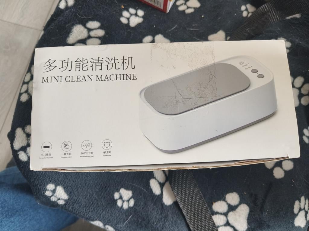 Mini Clean Machine - Draagbare Ultrasone Reiniger, Ophalen, Nieuw