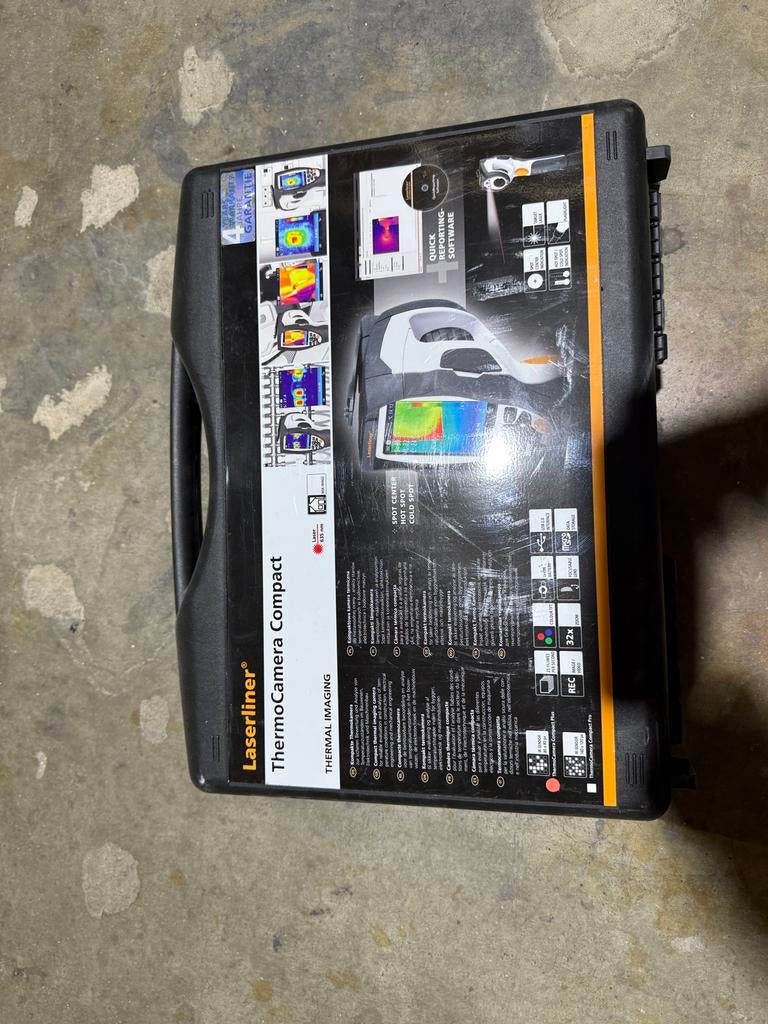 NIEUW🔥🔥🔥💣💣 Laserliner ThermoCamera 082.083A COMPLEET, Ophalen, Gebruikt, Temperatuur