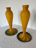 Antieke Glazen Lampvoeten Art de France Emile Galle, Ophalen of Verzenden