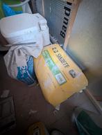 Zakken zandcement, gietvloer mortel etc, verbouwresten, Ophalen, Zo goed als nieuw