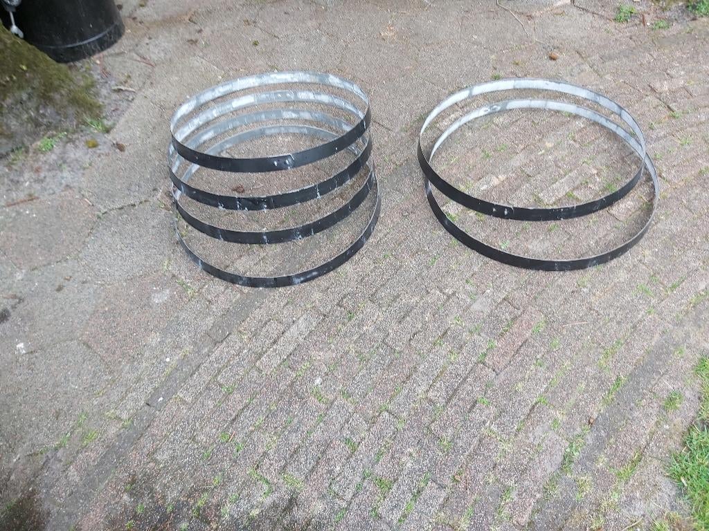tk 6 ringen voor wijnvat regenton, Tuin en Terras, Regentonnen, 150 liter of meer, Ophalen, Zo goed als nieuw, Hout