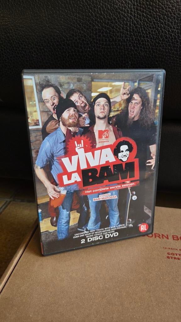 2x Dvd / Viva La Bam Seizoen 1 (Bam Margera), Alle leeftijden, Verzenden, Zo goed als nieuw, Komedie