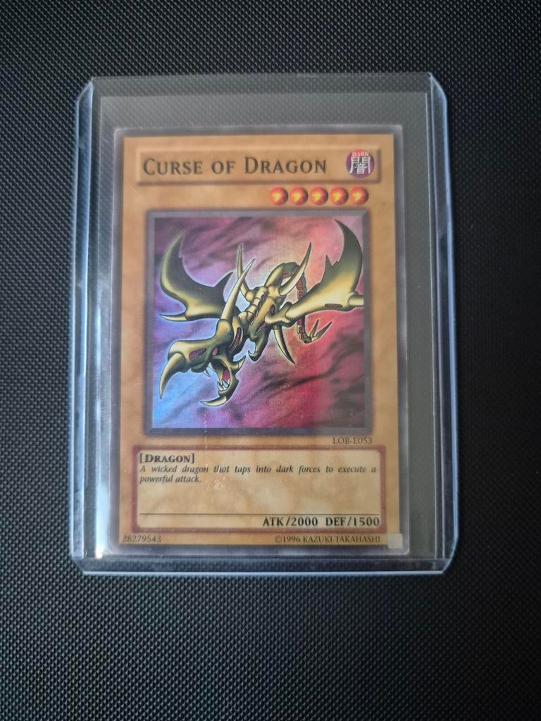 Yu-Gi-Oh! Curse of Dragon LOB-E053, Hobby en Vrije tijd, Verzamelkaartspellen | Yu-gi-Oh!, Ophalen of Verzenden, Gebruikt, Losse kaart