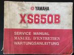 Yamaha XS650 1975-1977 Service Manuals, Verzenden, Yamaha
