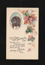 Prachtige THANKSGIVING ansicht met reliëf D10-2, Verzenden, Voor 1920, Gelopen, Overige thema's