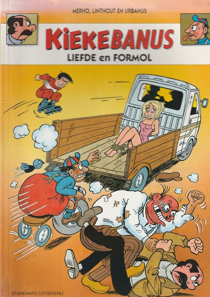 Kiekebanus liefde en formol, Eén stripboek, Ophalen of Verzenden, Zo goed als nieuw