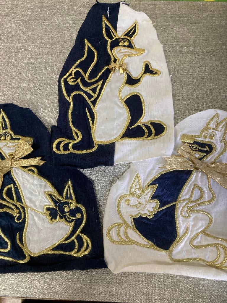 3 Geborduurde Kangoeroes - Decoratieve Applicaties, Ophalen of Verzenden, Zo goed als nieuw, Machineborduren, Onderdeel of Toebehoren