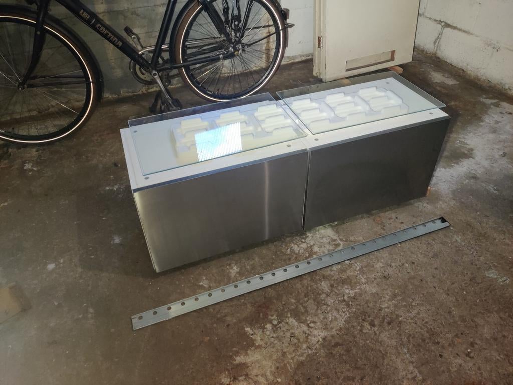 IKEA METOD + UTRUSTA met ophang rails, Ophalen, Gebruikt, 100 tot 150 cm, Wit