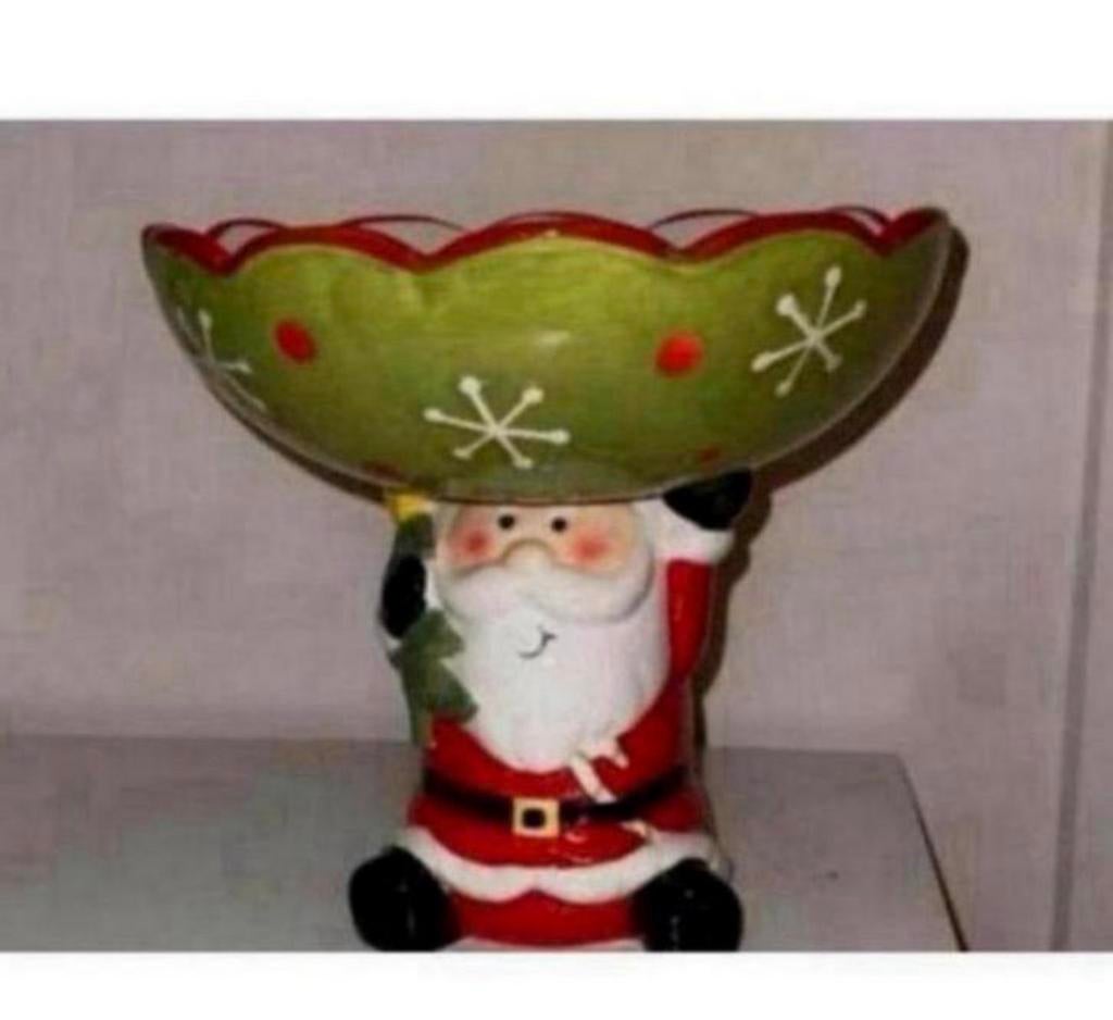 Schaal Blokker kerstman, Diversen, Kerst, Ophalen of Verzenden, Nieuw
