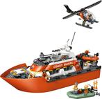 LEGO City 60504 Kustwacht Reddingsboot + Helikopter 742dlg, Ophalen of Verzenden, Nieuw, Complete set, Lego