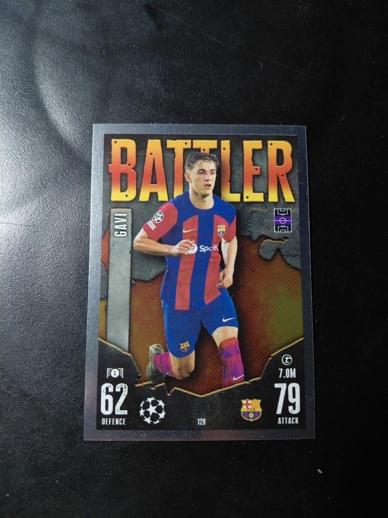 Gavi (fc barcelona) topps battler, Verzamelen, Ophalen of Verzenden, Nieuw, Buitenlandse clubs, Spelerskaart
