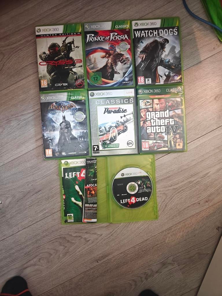 Crysis 3, prince of Persia, gta 4 en meer Xbox 360, Avontuur en Actie, 1 speler, Ophalen of Verzenden, Zo goed als nieuw