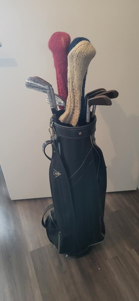 Vintage golfclubset met tas - ijzers 8 t/m 2, woods 1, 2, 3, Ophalen