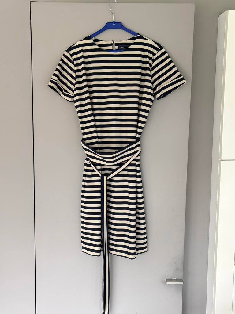 Purdey zomerjurk gevoerd, Kleding | Dames, Jurken, Maat 38/40 (M), Beige, Ophalen of Verzenden, Zo goed als nieuw