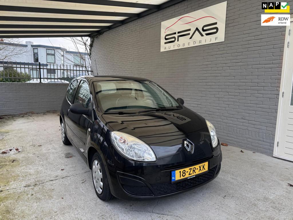 Renault Twingo 1.2 Authentique 2008 Zwart Dealer Onderhouden, Auto's, Renault, Gebruikt, 4 cilinders, 4 stoelen, Origineel Nederlands