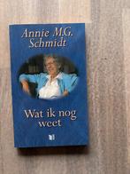 Wat ik nog weet Annie MG Schmidt, Annie M.G. Schmidt, Overige, Ophalen of Verzenden, Zo goed als nieuw