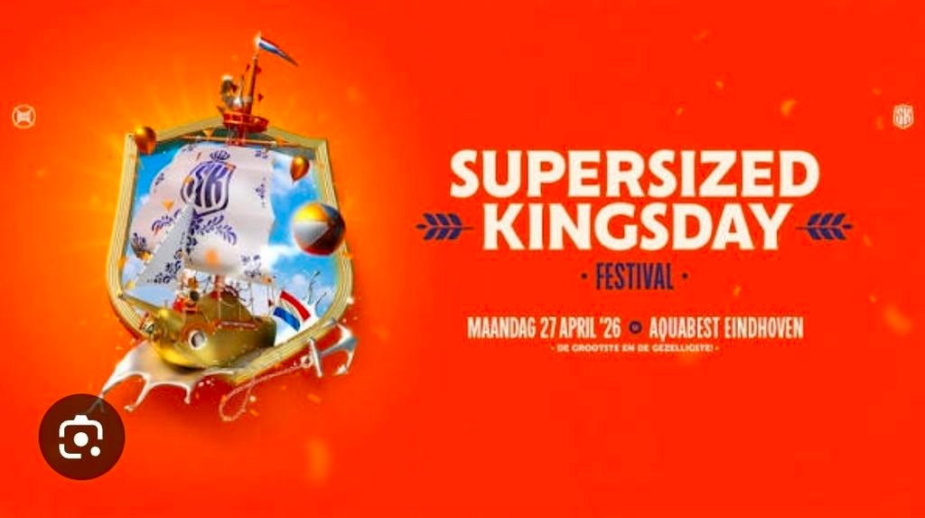 2 kaarten voor Supersized Kingsday 2026