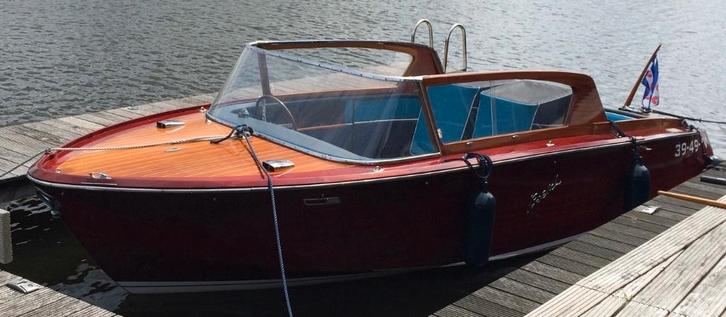 Boesch 580, Watersport en Boten, Speedboten, Gebruikt, 3 tot 6 meter, Benzine, 70 tot 120 pk, Hout, Binnenboordmotor, Ophalen