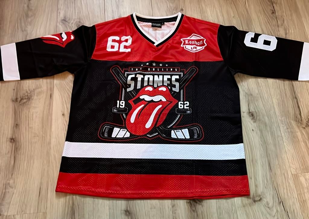 Rolling Stones - Hockey Jersey Long Sleeve, Kleding | Heren, T-shirts, Ophalen of Verzenden, Zo goed als nieuw, Maat 56/58 (XL)