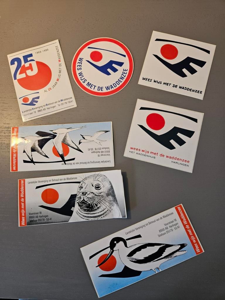 Waddenzee stickers, Ophalen of Verzenden, Zo goed als nieuw