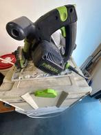 Festool TS 55 REBQ-Plus invalzaag 1200W, Gebruikt, Invalzaag, 70 mm of meer, Ophalen of Verzenden